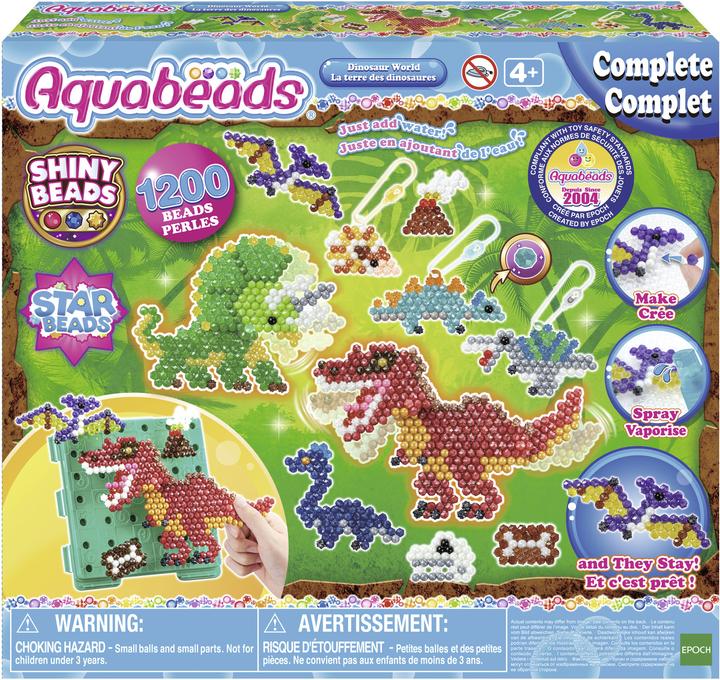 Actual product image Aquabeads Dinosaur craft set