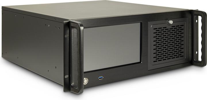 Produktbild Intertech Inter-Tech 48.3cm IPC 4U-4460TFT 4HE SERVER Touchpanel 8,9" (4 HE, 19 Zoll Rack)