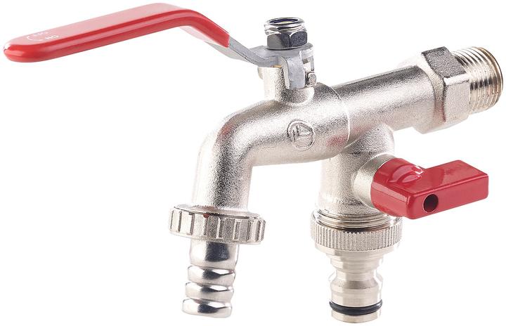 Actual product image Royal Gardineer Double tap (2 way distributor, 12.70 mm)