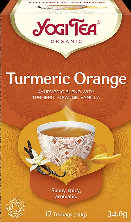 Immagine prodotto Yogi Tea Tè alla curcuma arancione (curcuma arancione) biologico (17 x 2 g) 34 g - (34 g)