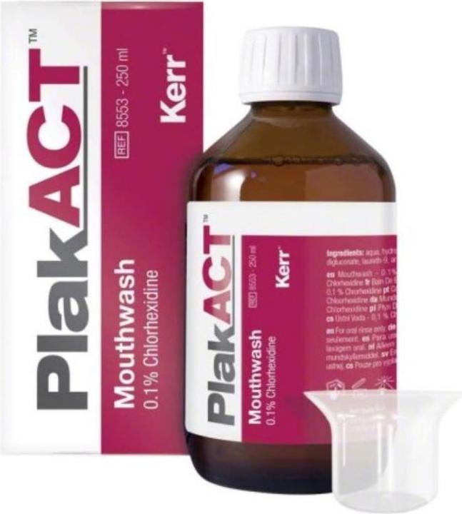 PlakACT bain de bouche chlorhexidine sol (250 ml, Mouthwash)