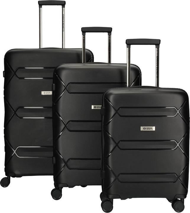 Produktbild Enrico Benetti Kingston 3er Kofferset (93 l, L (90 - 115l))
