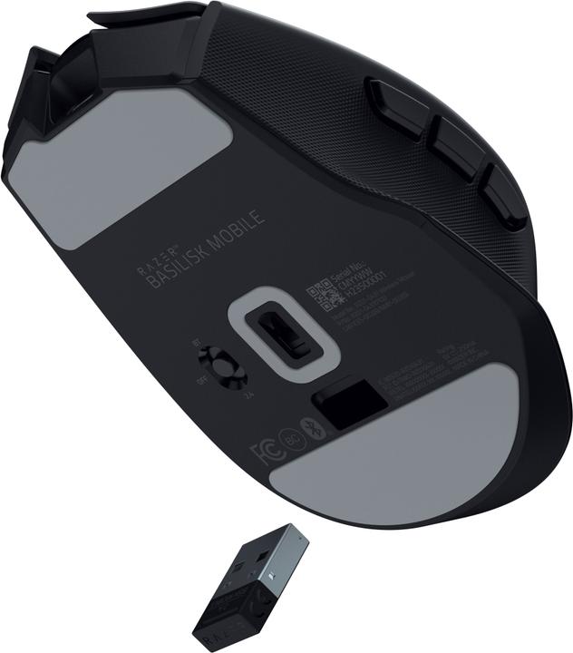 Actual product image Razer Basilisk Mobile Schwarz - Portable Ergonomische Gaming Maus (Wireless)