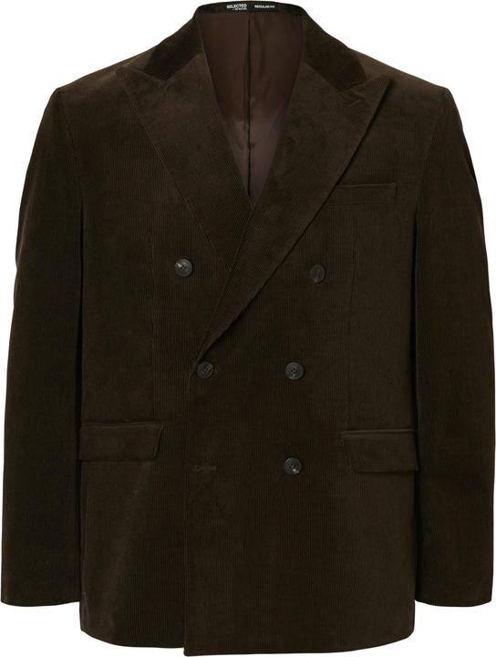 Image du produit Selected Homme Regular Fit Blazer à double boutonnage en velours côtelé (50)