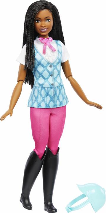 Actual product image Barbie Mysteries: The Mysterious Horse Adventure" Brooklyn" doll with riding outfit
