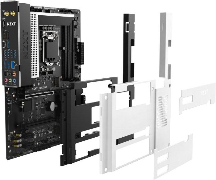 Produktbild NZXT Motherboard N7 Z590 MATTE White (LGA 1200, Intel Z590, ATX)