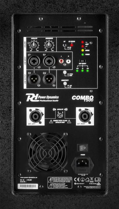 Produktbild Power Dynamics PA-System PD Combo 1500 800 Watt (Aktiv, 1x 800 W)