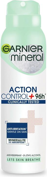 Garnier Action Control Plus 96H Women Deo Spray 150Ml (Spray, 150 ml)