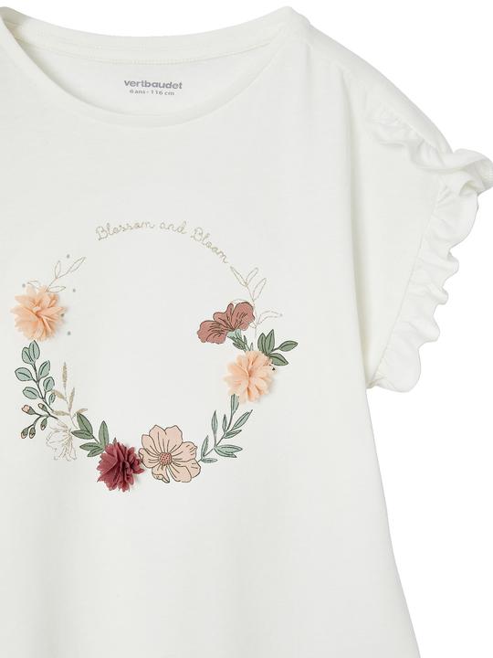 Immagine prodotto Vertbaudet Festliches Mädchen T-Shirt mit Blumenkranz (116)