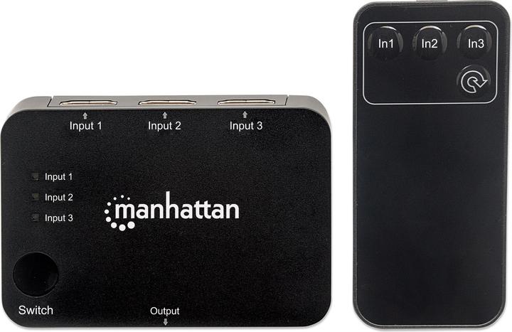 Produktbild Manhattan HDMI-Switch HDMI 1.3 3 Ports