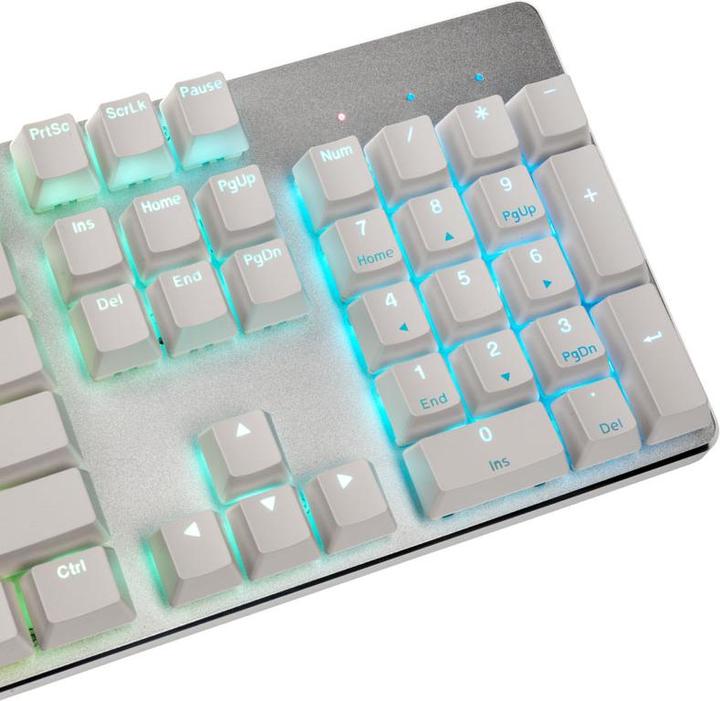 Produktbild Glorious PC Gaming Race PC Gaming Race GMMK Full Size White Ice Edition - Gateron-Brown, USA-Layout (US, Kabelgebunden)