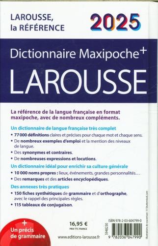 Immagine prodotto Dictionnaire Larousse maxipoche + 2025 (Francese, Collettività, 2024)