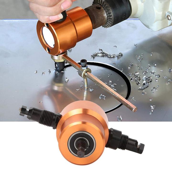 Image du produit Banapoy Doppelkopf-Blechknabber für Bohrmaschinen