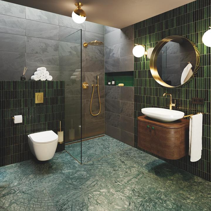 Actual product image Grohe Hand shower holder RAINSHOWER n verst rd Ros cool sunrise brushed