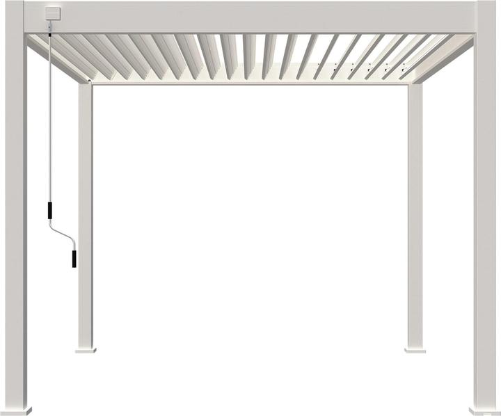 Produktbild Ventaris Pergola Classic mit Lamellendach Weiss (300 cm, 300 cm)