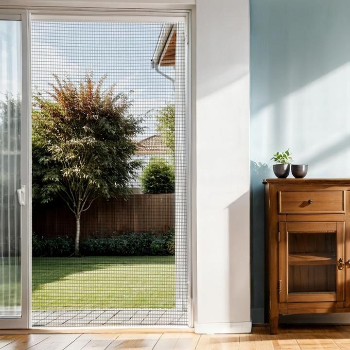 Immagine prodotto Intirilife Rete da mosca grigia con larghezza di 80 cm (80 x 0,1 cm)