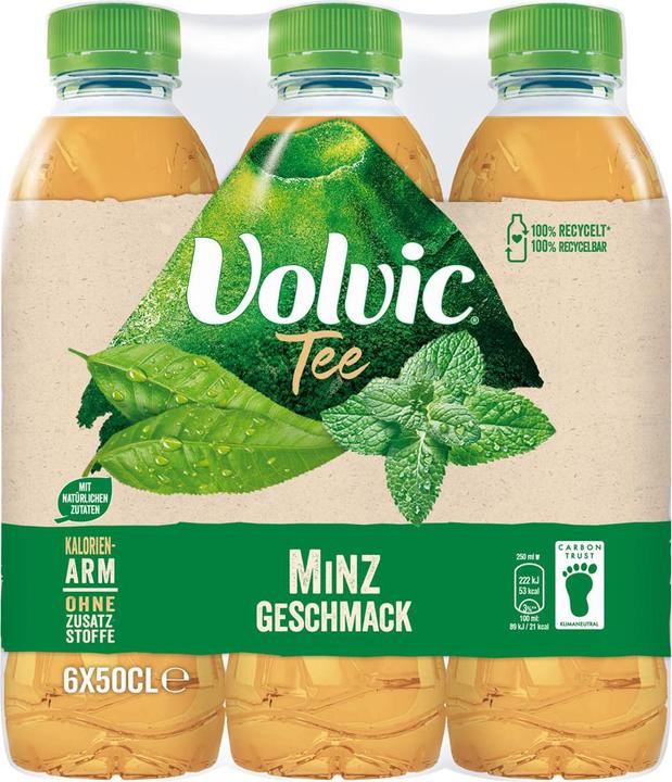 Immagine prodotto Volvic Tè verde alla menta (6 x 50 cl)