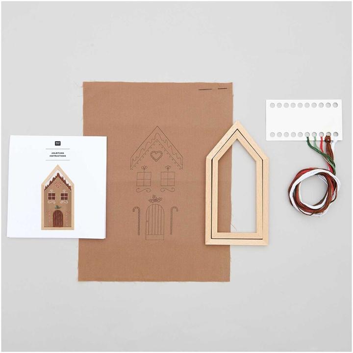 Rico Design Stickpck.vorgezeichnet,Lebkuchen.100387