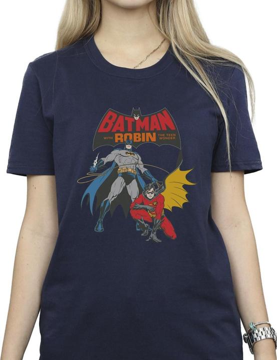 Immagine prodotto Femme/Les femmes Batman et Robin - T-shirt boyfriend en coton (XXL)