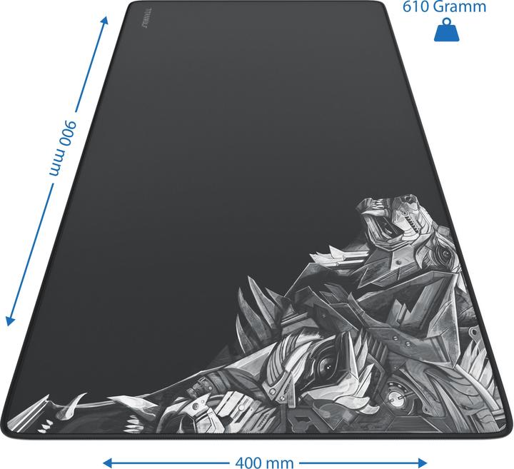 Image du produit Titanwolf Tapis de souris de jeu XXL, tissu lisse, tapis de souris Speed 900 x 400mm de surface, motif de (Large)