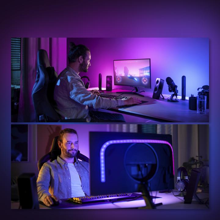 Actual product image Philips Hue Play Gradient incl. Bridge (Multicoloured, 116.50 cm, Indoor)