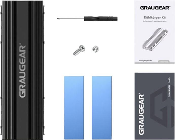 Produktbild Graugear M.2 NVMe SSD Kühlkörper für PlayStation 5 Speichererweiterung