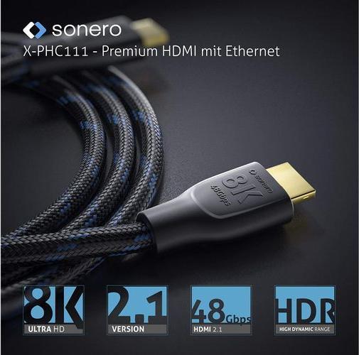Immagine prodotto Sonero HDMI (Typ A) — HDMI (Typ A) (5 m, HDMI)