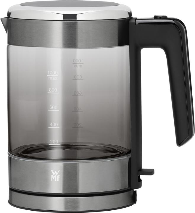 WMF KÜCHENminis Glas Wasserkocher 1l kabellos Rauchglas (1 l)