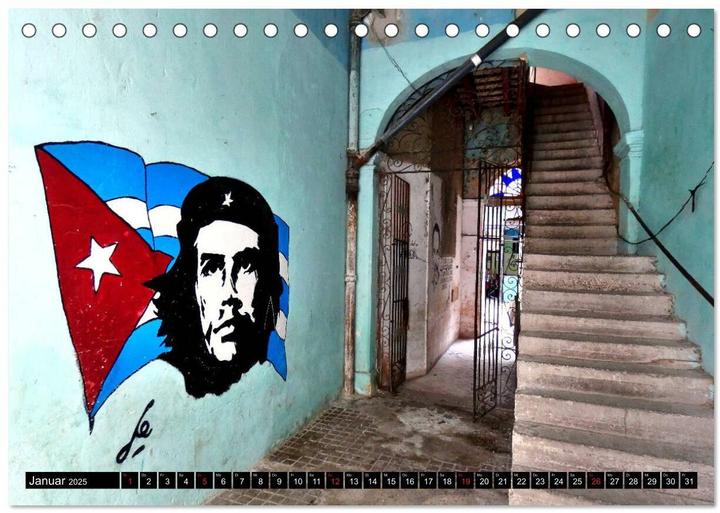 Produktbild CHE - Ernesto Che Guevara in Kuba (Tischkalender 2025 DIN A5 quer), Monatskalender (A5, Deutsch)