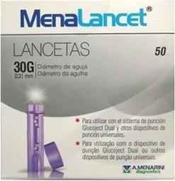 Actual product image Menarini Menalancet 30g 50 Lancets (Lancets)