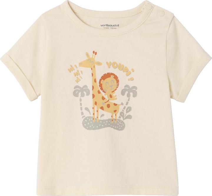 Immagine prodotto Vertbaudet Bio-Kollektion: Baby-Set aus bedrucktem T-Shirt & Shorts (92)