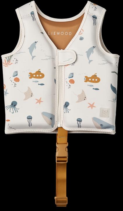 Actual product image Liewood Swimming vest Dove Sea Creature Sandy (15, 16, 17, 18, 19, 15 - 18 kg)