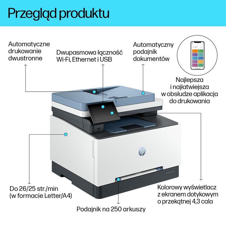 Produktbild HP Color LaserJet Pro MFP 3302sdw (Laser, Farbe)