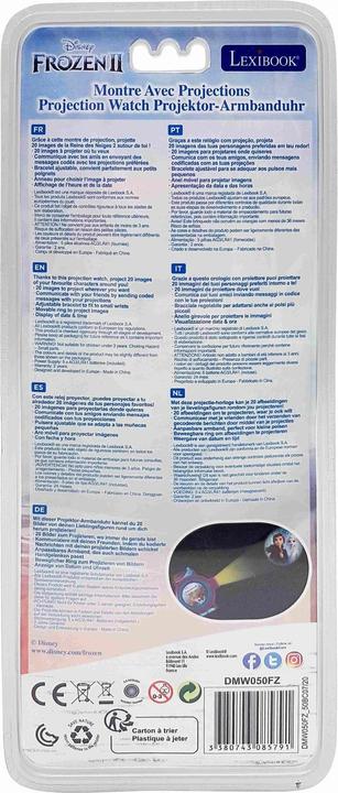 Immagine prodotto Lexibook Disney Frozen - Orologio da proiezione digitale (DMW050FZ) (Inglese)