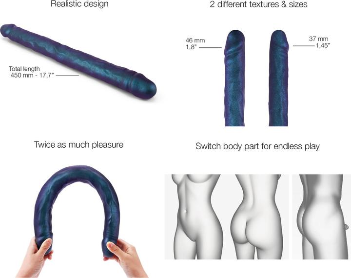 Actual product image Strap-on-me Double Dong Realistic Dildo