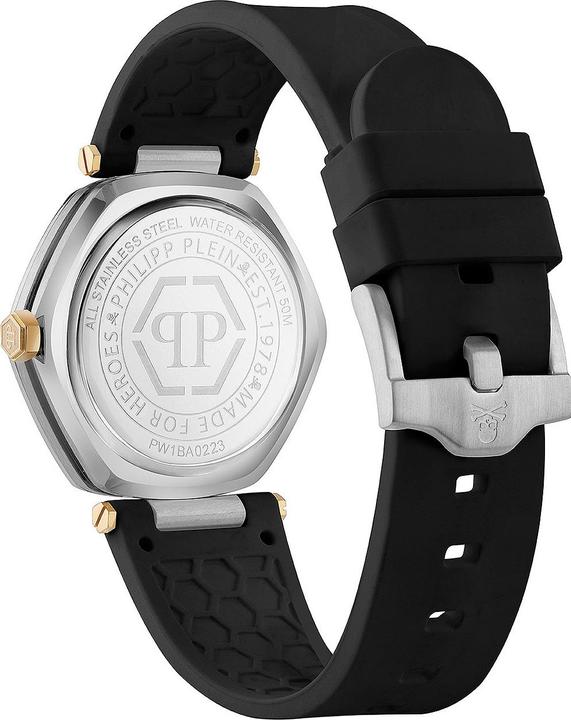Actual product image Philipp Plein PW1BA0223 The Hexagon (Analogue wristwatch, 38 mm)