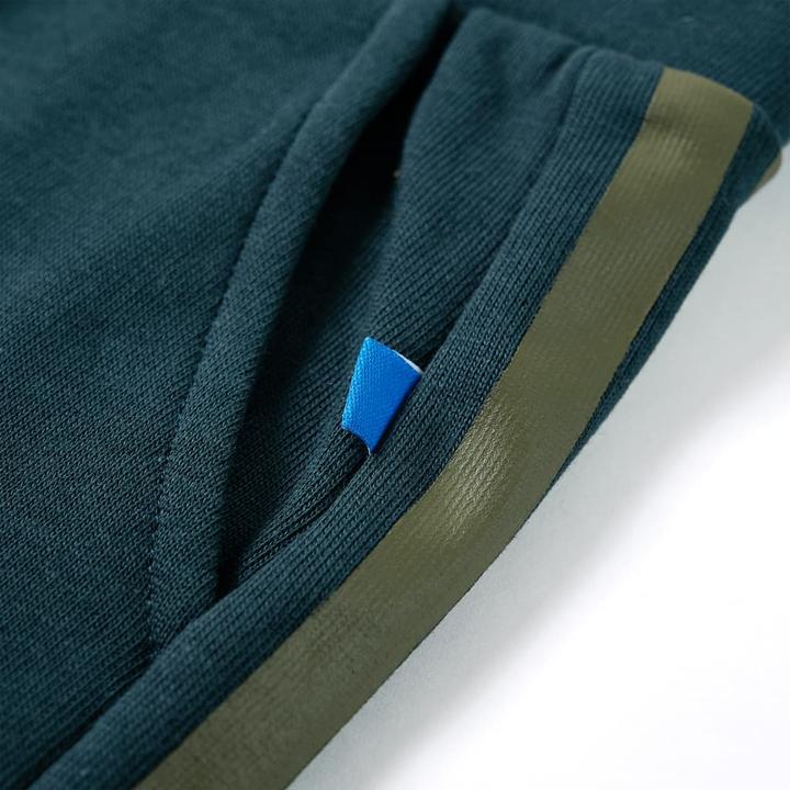 Image du produit VidaXL Pantalon de survêtement enfant avec cordon de serrage Vert mousse 140,Couleur (140)