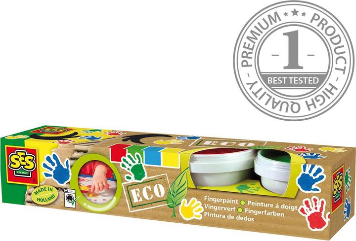 Produktbild Ses ECO Finger malen (Grün, Rot, Gelb, 110 ml)