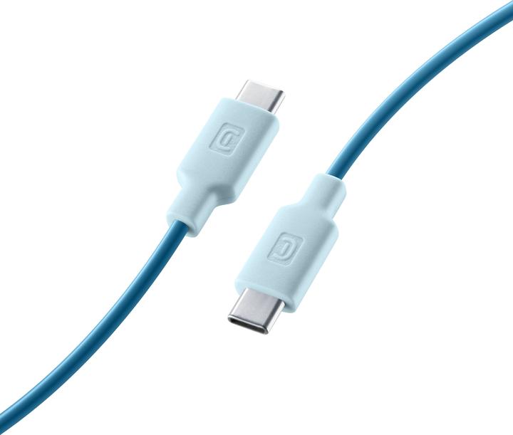 Actual product image Cellularline Stylecolor Cable 100cm - USB-C to USB-C (1 m, USB 3.2 Gen 1)