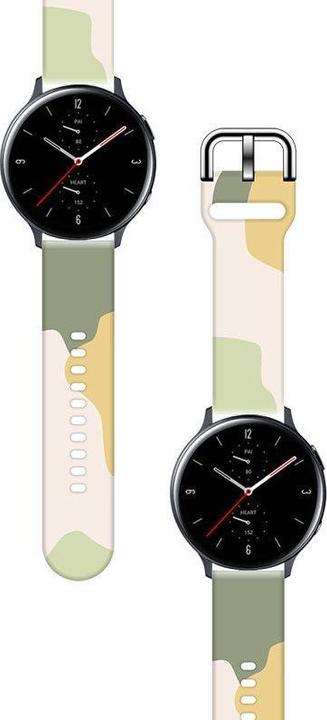 Actual product image Hurtel Strap Moro Band For Samsung Galaxy Watch 42mm Silicone Strap Camo Watch Bracelet (14) (Silicone)