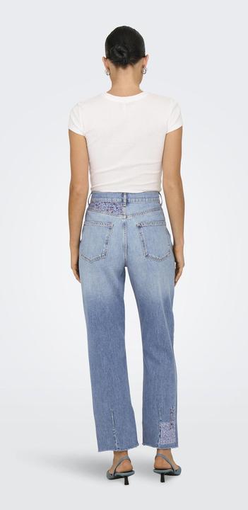 Immagine prodotto Only ONLROBYN Mittlere Taille Gerade geschnitten Jeans Baggy Fit Jeans (W31/L32)