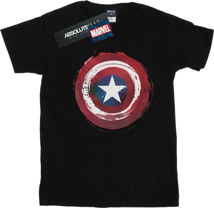 Captain America Splatter Shield TShirt (S)