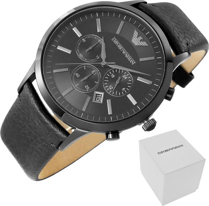 Actual product image Emporio Armani Renato (Chronograph, 43 mm)