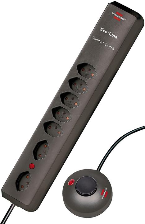 Brennenstuhl Eco-Line Comfort Switch (7 x, Typ 13, 2 m)