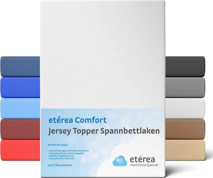 Actual product image Etérea Comfort Jersey Topper (100 x 200 cm, 90 x 200 cm)