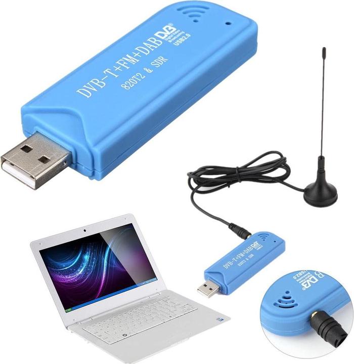 Image du produit JTI USB 2.0 Récepteur TV numérique DVB-T (USB 2.0, DAB, DVB-T, signal radio analogique)