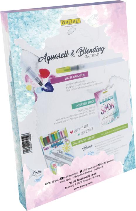 Image du produit Online Kit Aquarelle & Blending (Multicolore, 10 x)