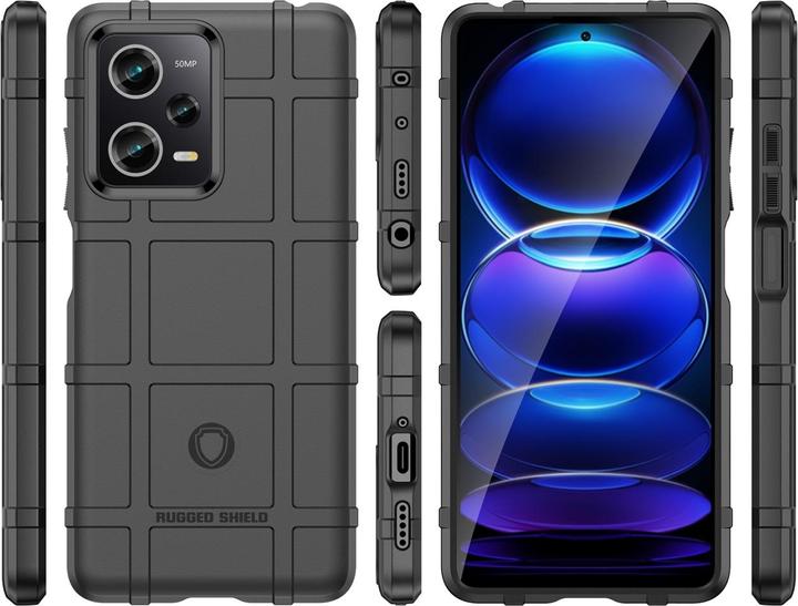 Actual product image Screenguard Xiaomi Redmi Note 12 Pro 5G Rugged Shield Cover (Xiaomi Redmi Note 12 Pro 5G)