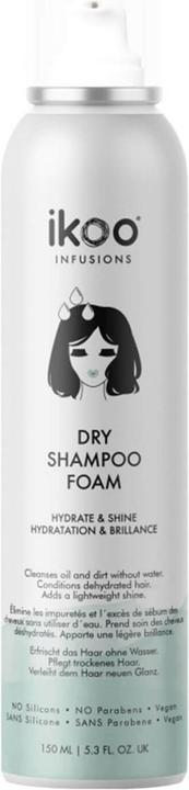 Produktbild Ikoo infusions - Dry Shampoo Foam Hydrate & Shine (150 ml, Trockenshampoo)