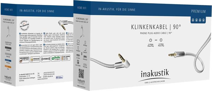 Produktbild Inakustik Premium MP3 (0.50 m, 3.5mm Klinke (AUX))